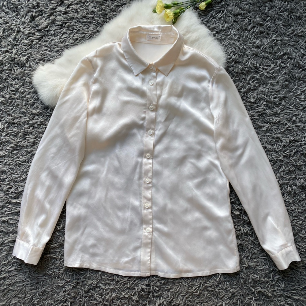 LILYSILK Mulberry Silk Button-Down Shirt